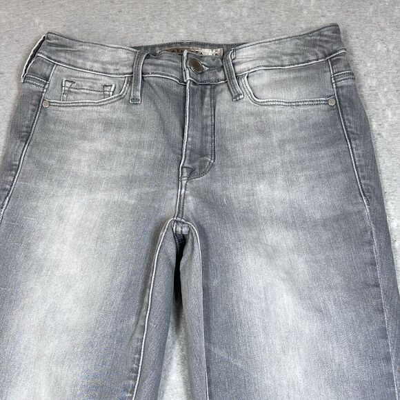 Athleta Sculptek Jeans Womens Size 0 Gray Stretch Skinny Ankle Denim Sculpting - Picture 2 of 13